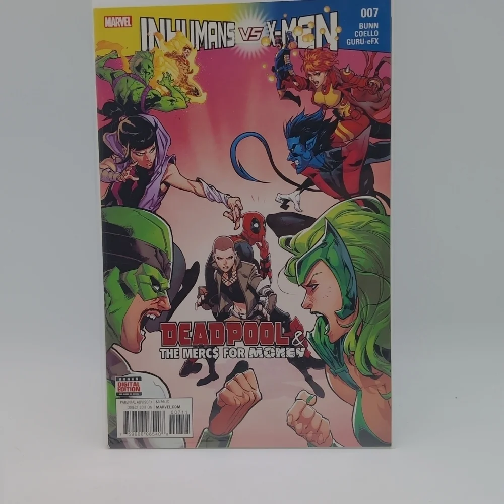 Marvel X Men Comic Books Set Of 5  Inhumans Vs, X-cutioners Song, Rogue, Polybag